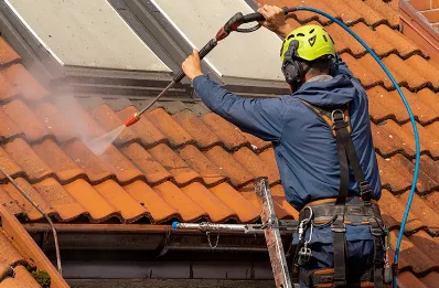 Démoussage et hydrofuge de toiture à Allemans